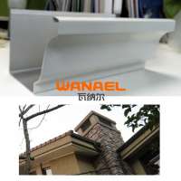 Long Service Life Galvanized Steel Aluminium Gutter