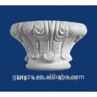 lively strong white Gypsum Column/pillar Head