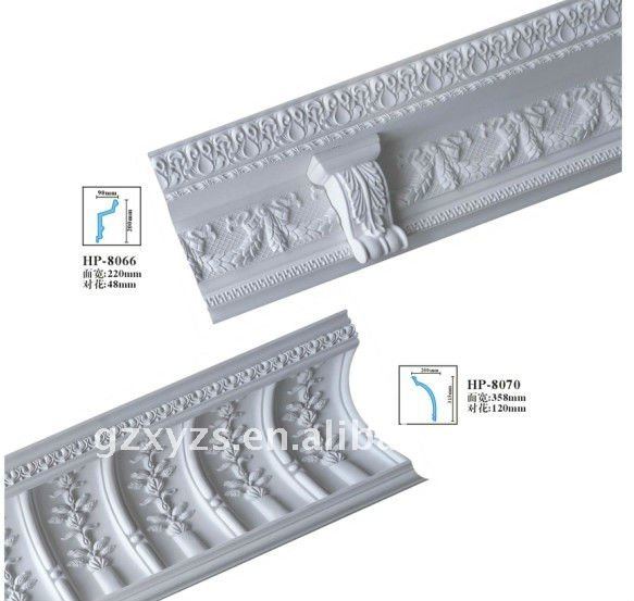 polyurethane/PU moldings for ceiling decoration